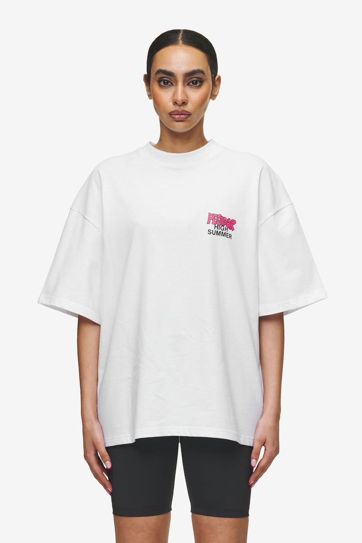 Pegador Farrar Boxy Tee White Saisonschlussverkauf