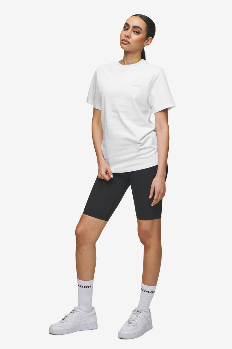 Pegador Logo Slim Tee White Sky Blue Weihnachtsangebot