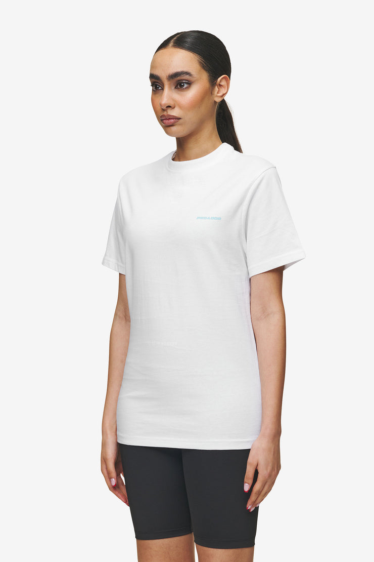 Pegador Logo Slim Tee White Sky Blue Weihnachtsangebot