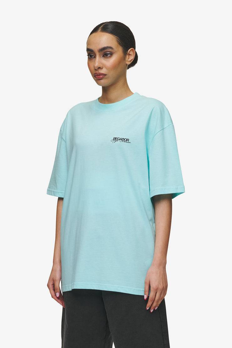 Pegador Patino Oversized Tee Washed Sky Blue Muttertagsangebot