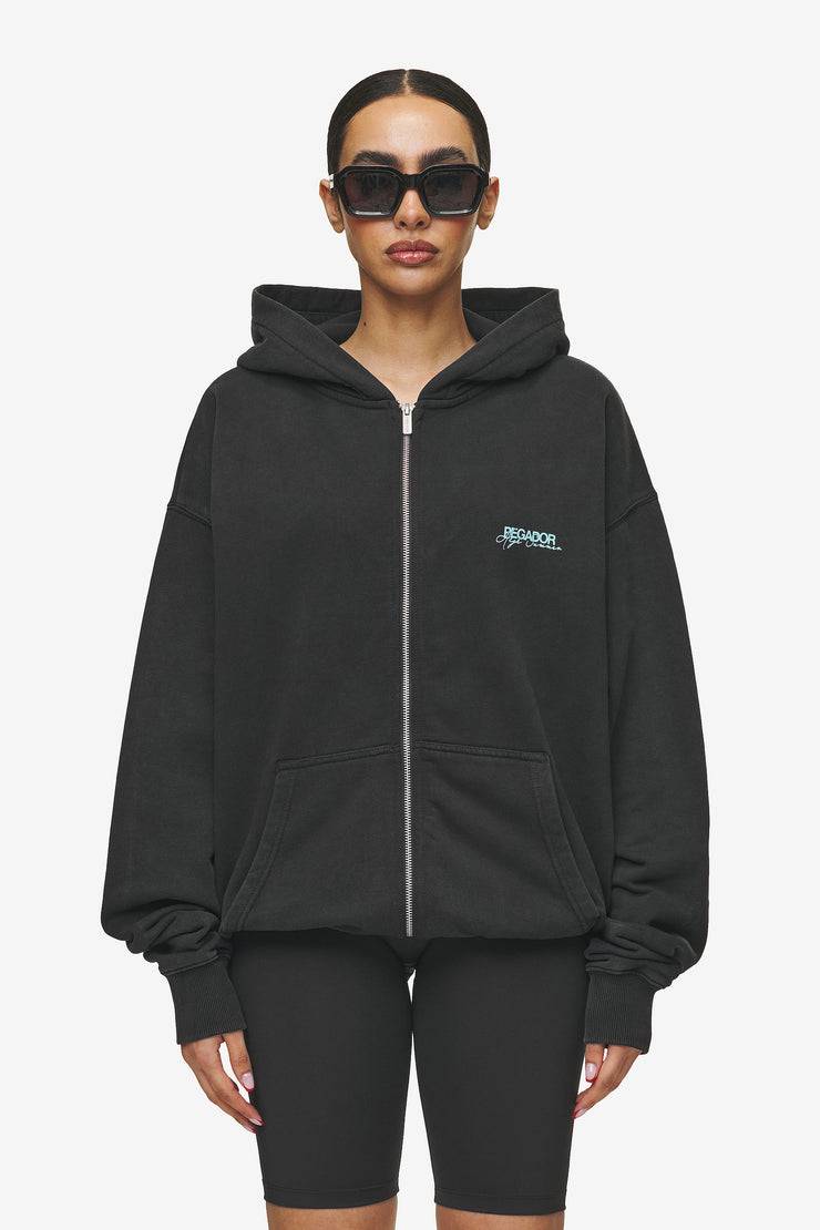 Pegador Patino Oversized Sweat Jacket Vintage Black Vatertagsangebot