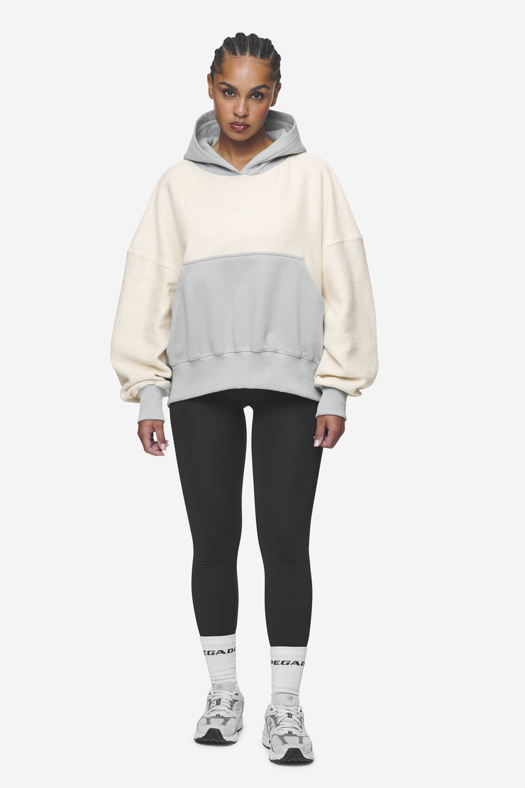 Pegador Estela Inside-Out Oversized Hoodie Coast Sand Sky Grey Jubiläumsangebot