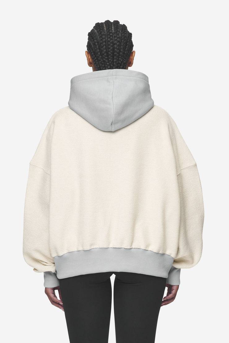 Pegador Estela Inside-Out Oversized Hoodie Coast Sand Sky Grey Jubiläumsangebot