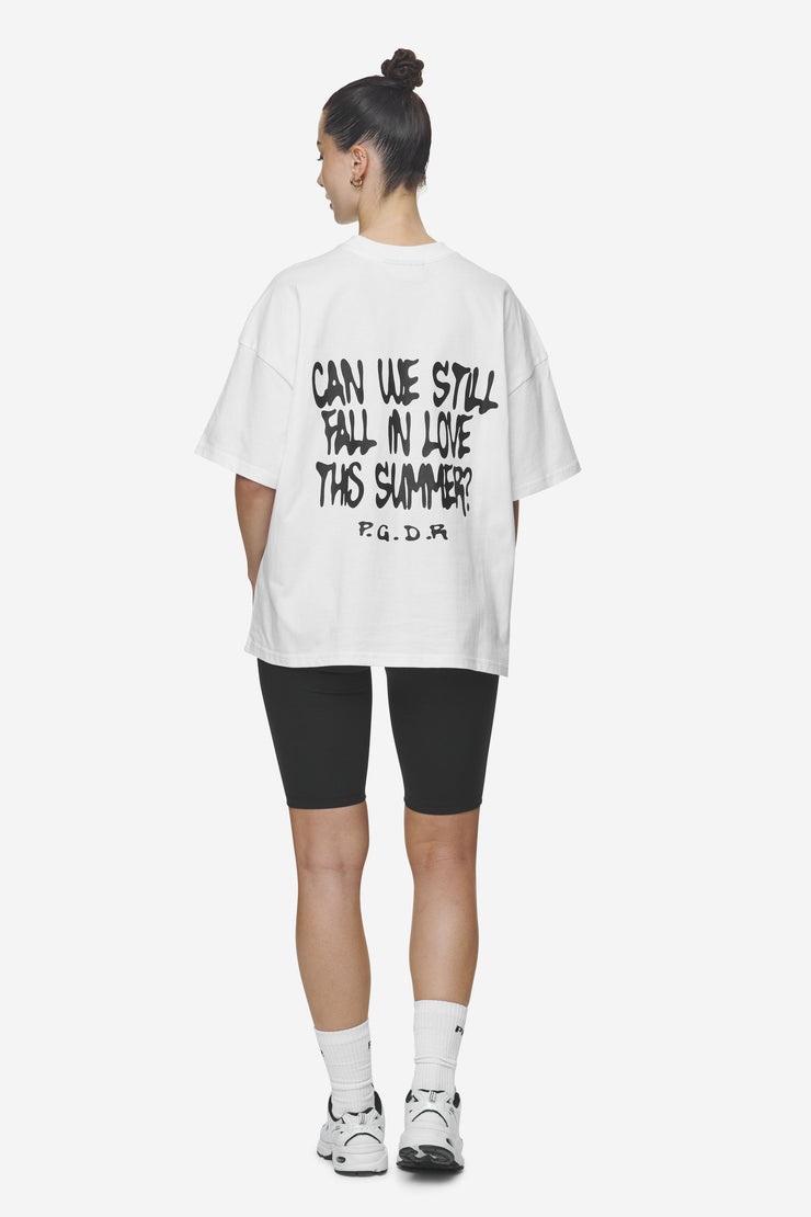 Pegador Ramira Heavy Oversized Tee White Lagerräumung