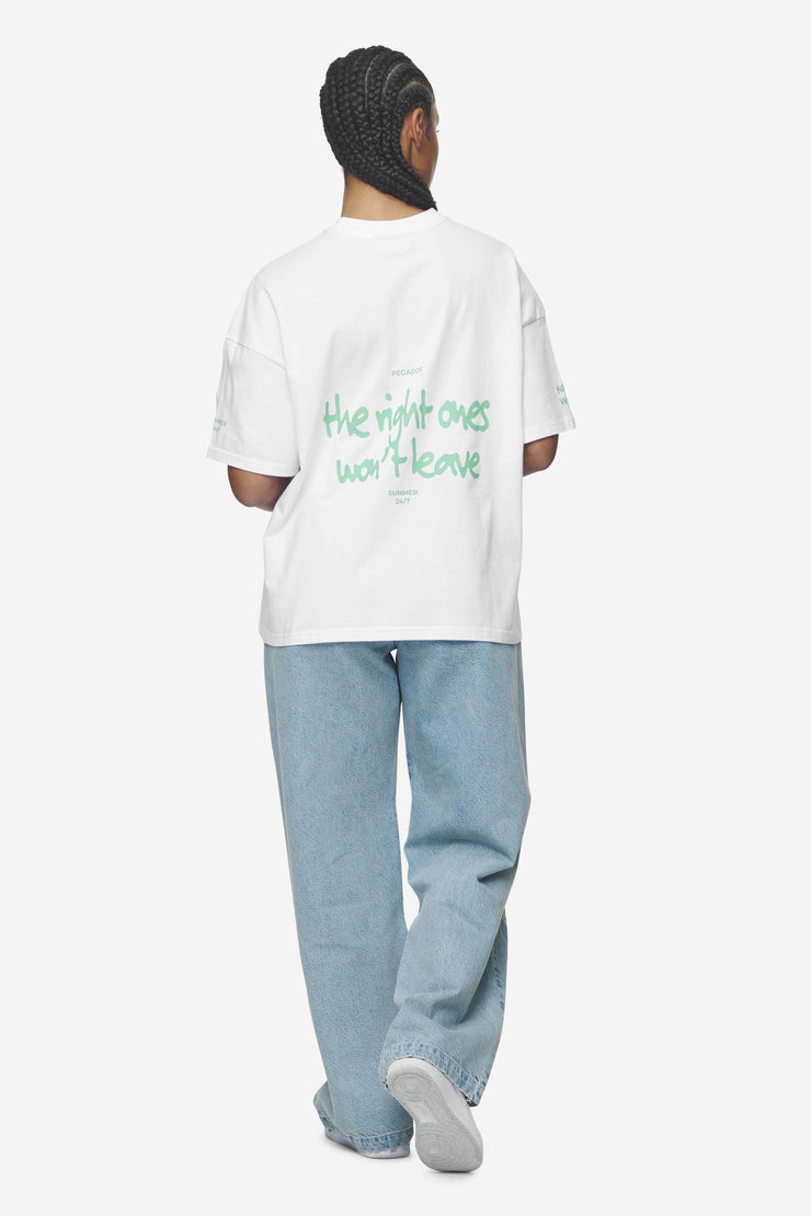 Pegador Aleja Heavy Oversized Tee White Zeitlich begrenztes Angebot