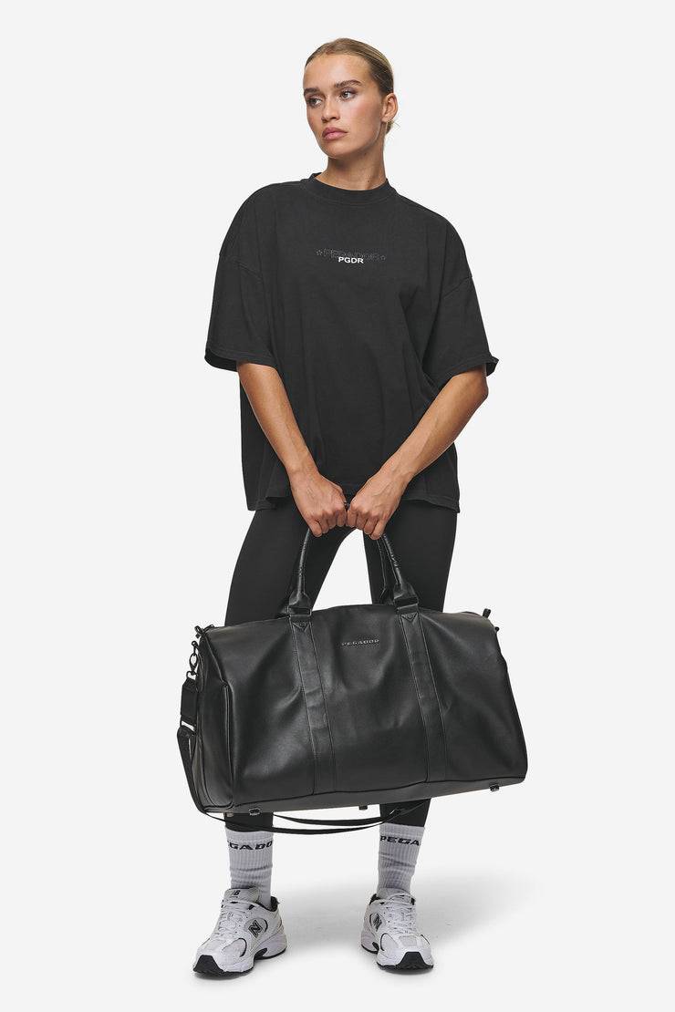 Pegador Strahan Logo Faux Leather Weekender Black Saisonale Angebote