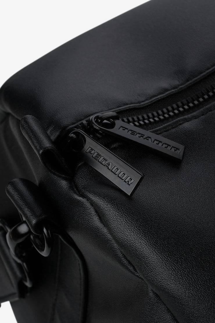 Pegador Strahan Logo Faux Leather Weekender Black Saisonale Angebote