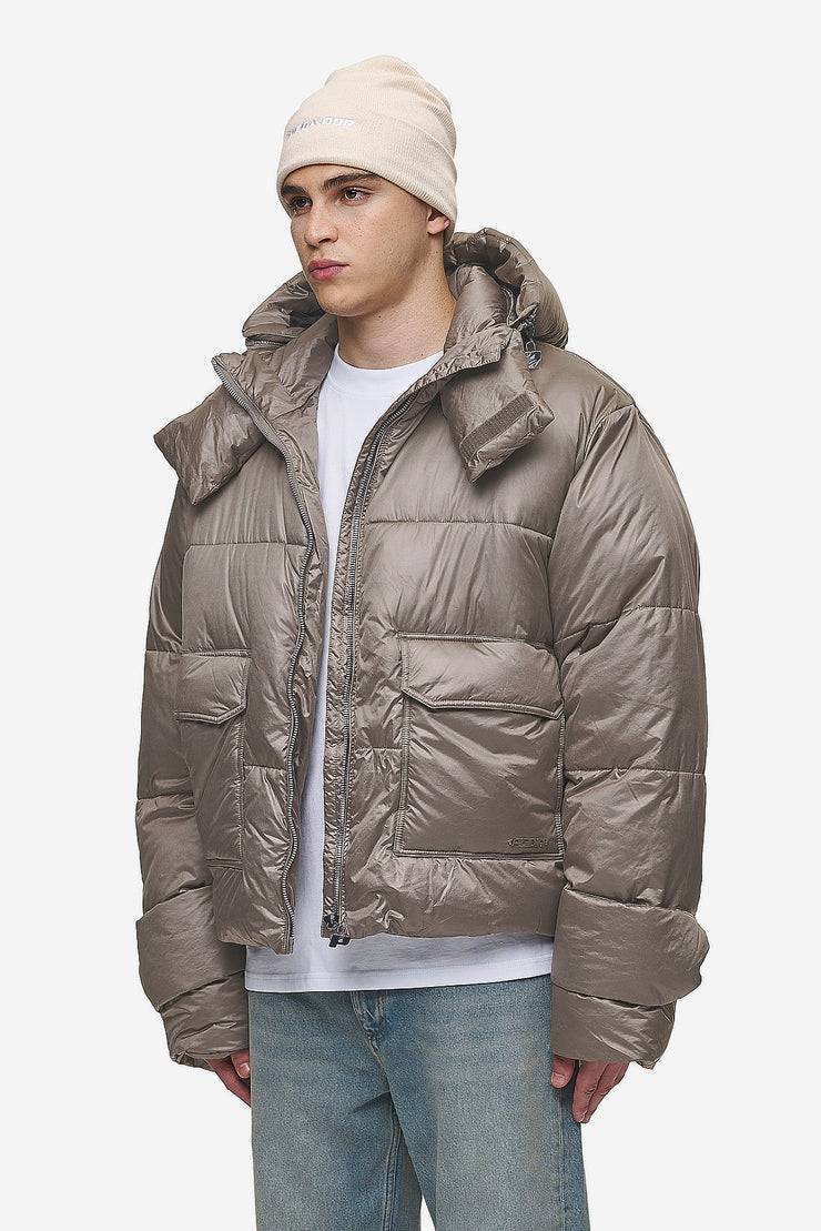 Pegador Garrick Vintage Oversized Puffer Jacket Light Brown Tägliche Deals
