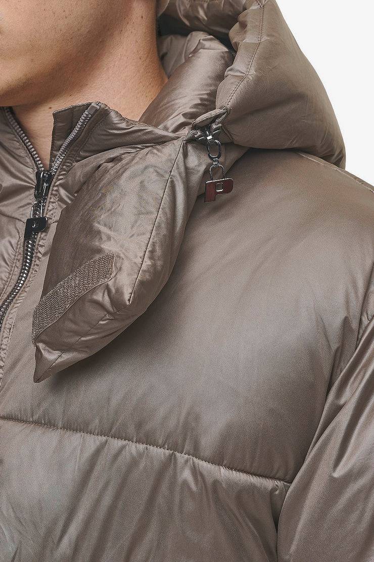 Pegador Garrick Vintage Oversized Puffer Jacket Light Brown Tägliche Deals