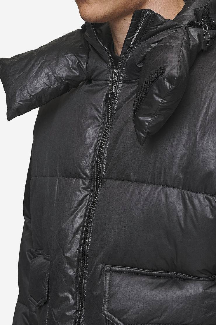 Pegador Garrick Vintage Oversized Puffer Jacket Black Sonderangebote