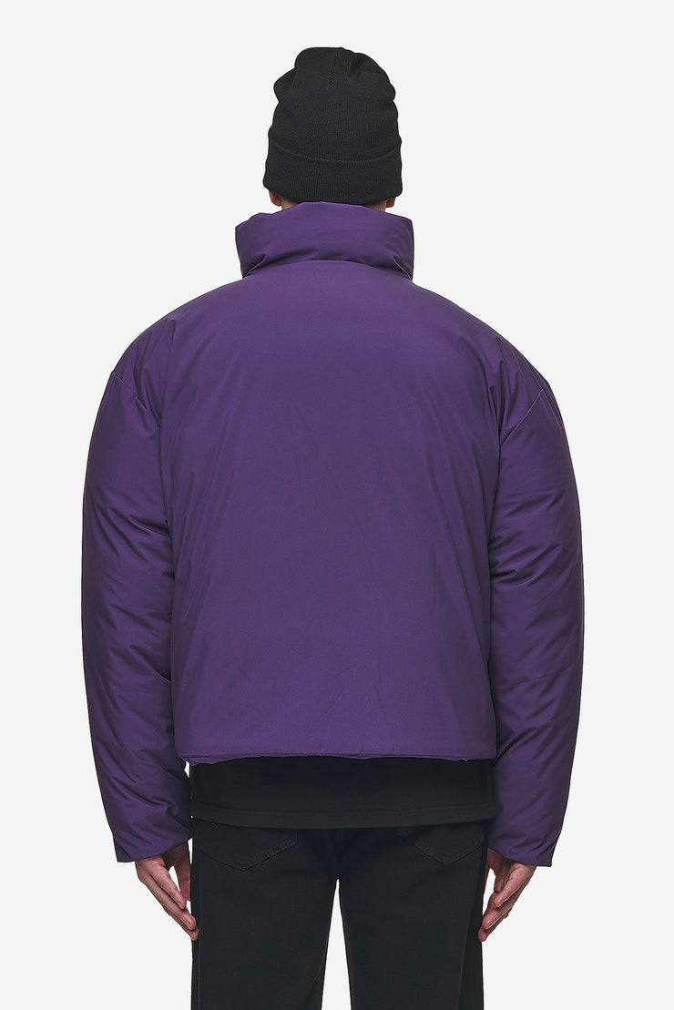 Pegador Lavoy Cropped Boxy Puffer Jacket Deep Purple Letzte 3 Tage