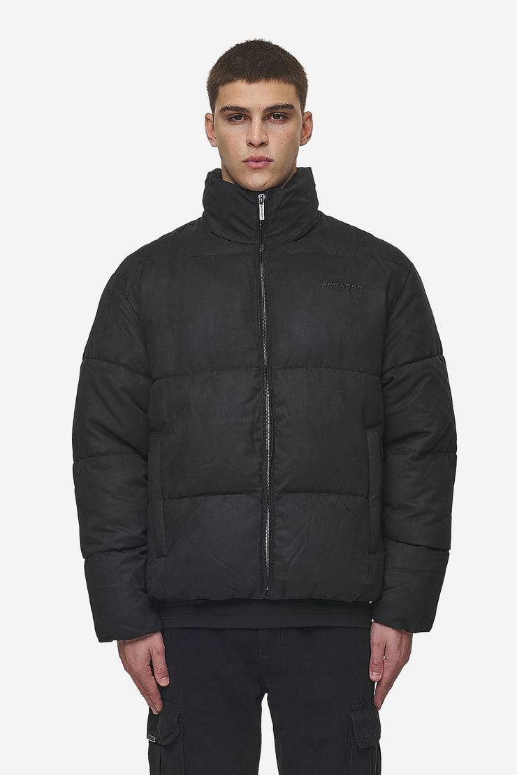 Pegador Sidan Velour Puffer Jacket Black Letzter Tag