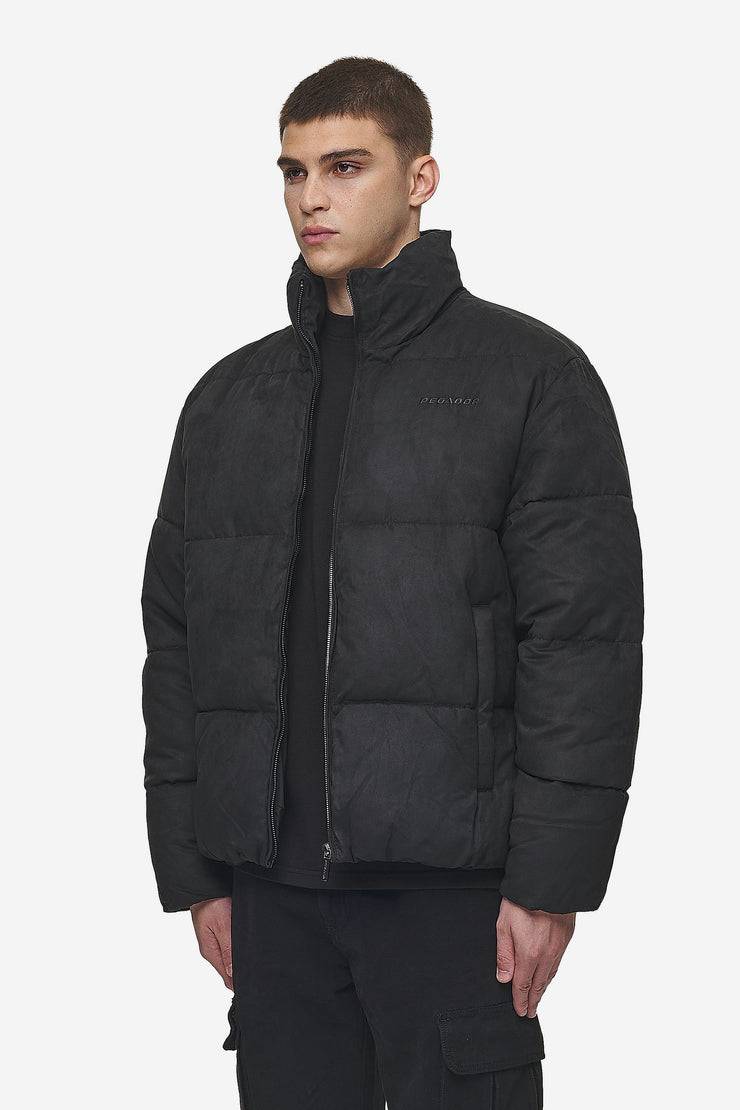 Pegador Sidan Velour Puffer Jacket Black Letzter Tag