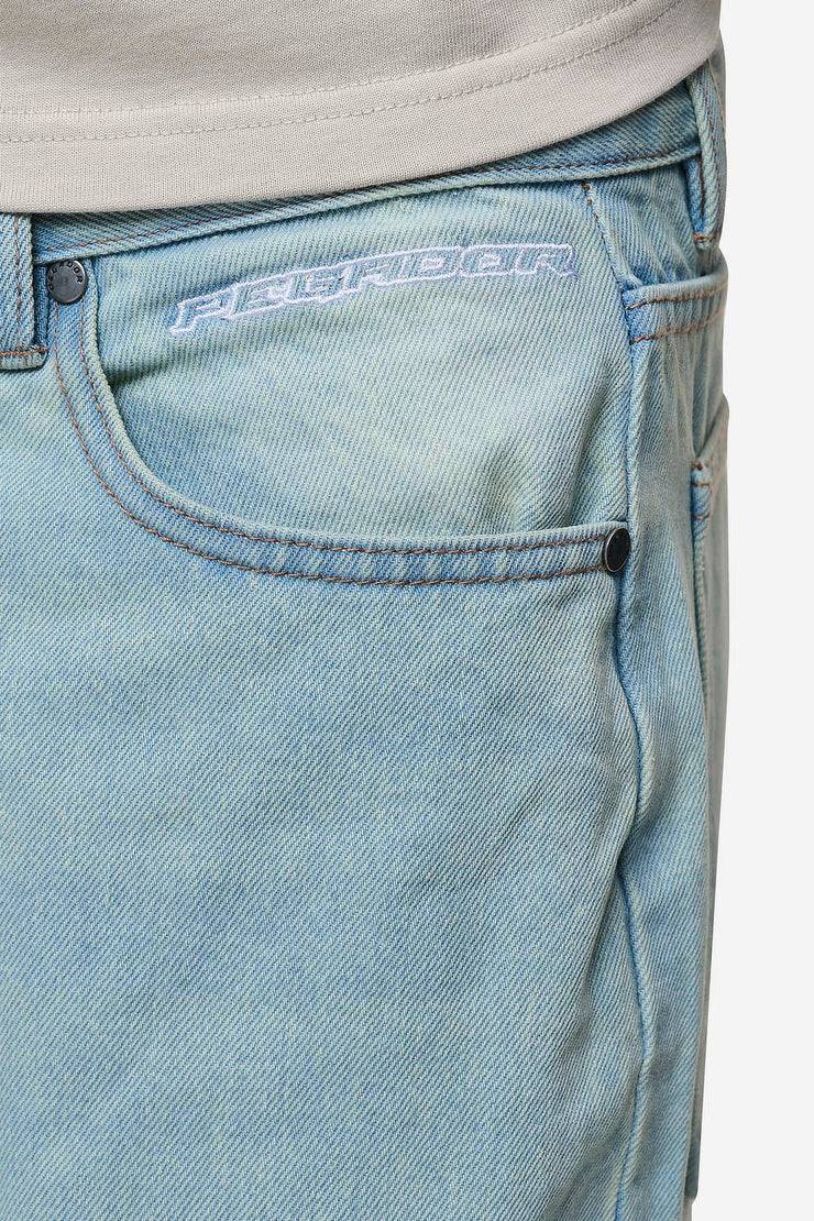 Pegador Barrow Wide Baggy Jeans Sand Washed Blue Nur für heute