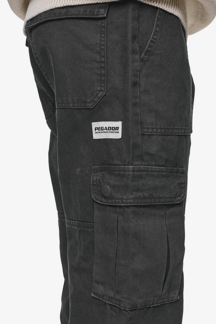 Pegador Risley Cargo Pants Dark Grey Black Friday Preise