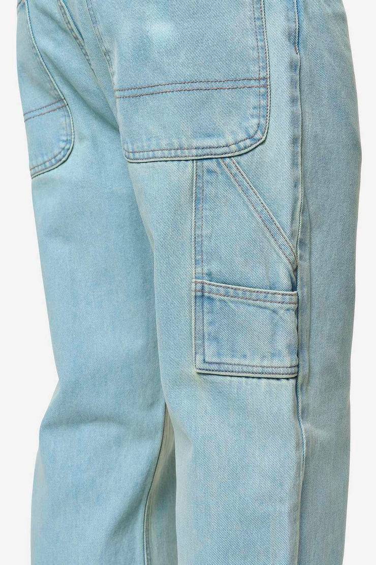 Pegador Daule Baggy Workwear Jeans Sand Washed Blue Outlet