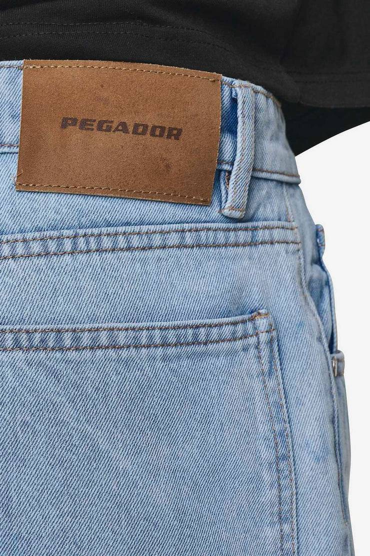 Pegador Daule Baggy Workwear Jeans Washed Light Blue Auslauf