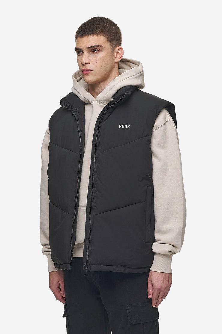 Pegador Leddy Oversized Puffer Vest Black Limitierter Zeitrabatt