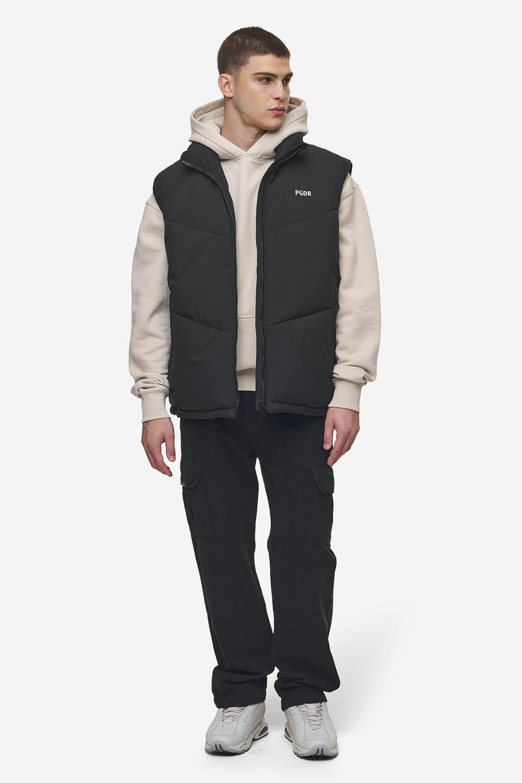 Pegador Leddy Oversized Puffer Vest Black Limitierter Zeitrabatt
