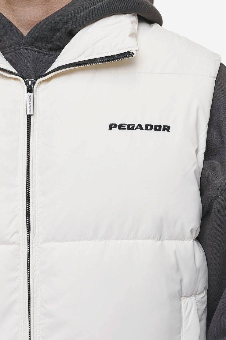 Pegador Landin Puffer Vest Bone White Fabrik Onlineshop