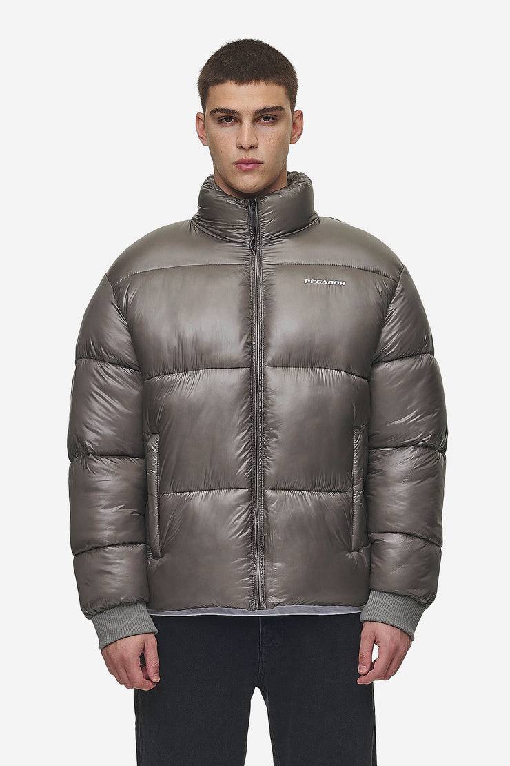 Pegador Solin Light Glossy Puffer Jacket Rock Grey Günstig kaufen