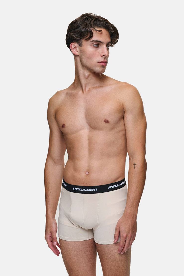 Pegador Tantun Boxershorts 3 Pack Light Beige Anthracite Black Online Shopping