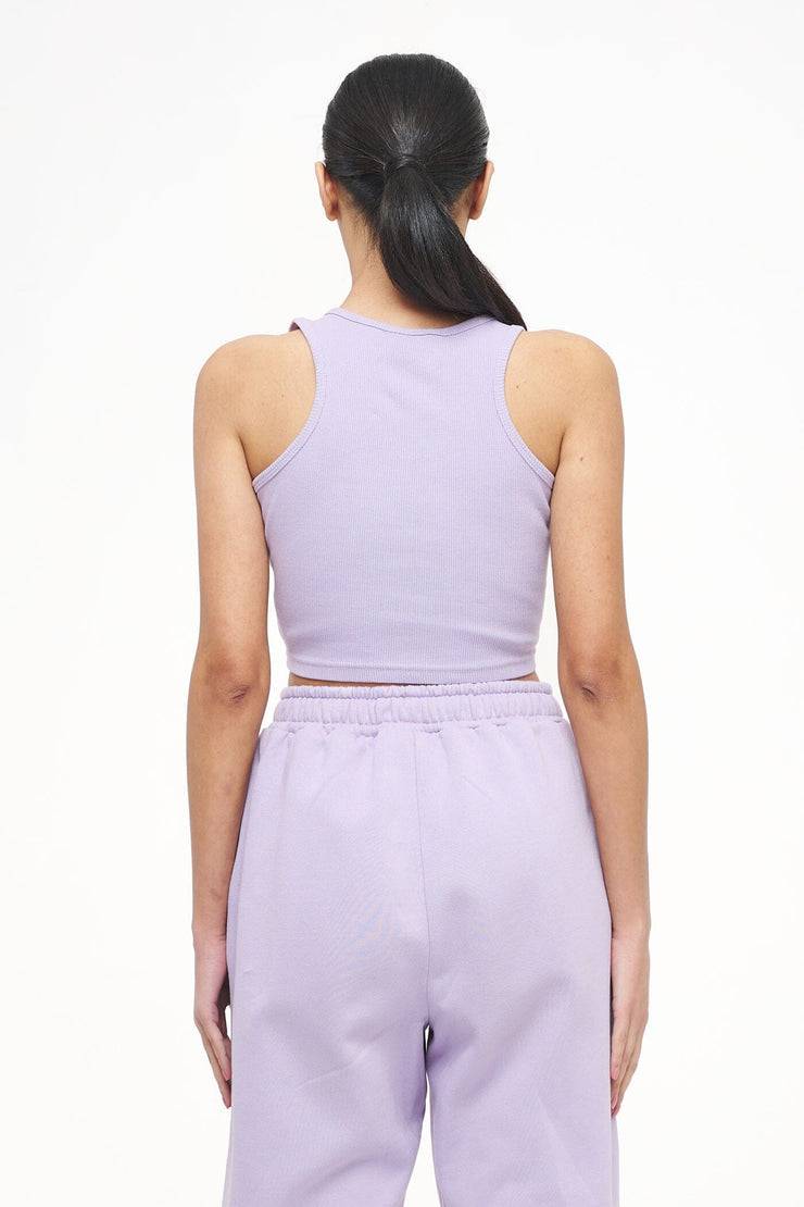 Pegador Ayla Crop Top Vintage Washed Purple Paste Lagerräumung
