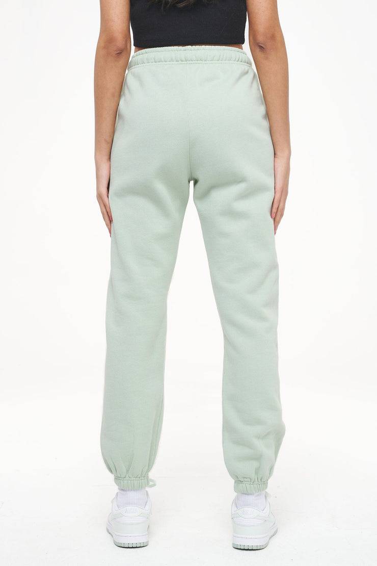 Pegador Grace High Waisted Sweat Pants Vintage Washed Milky Green Gum Exklusive Angebote