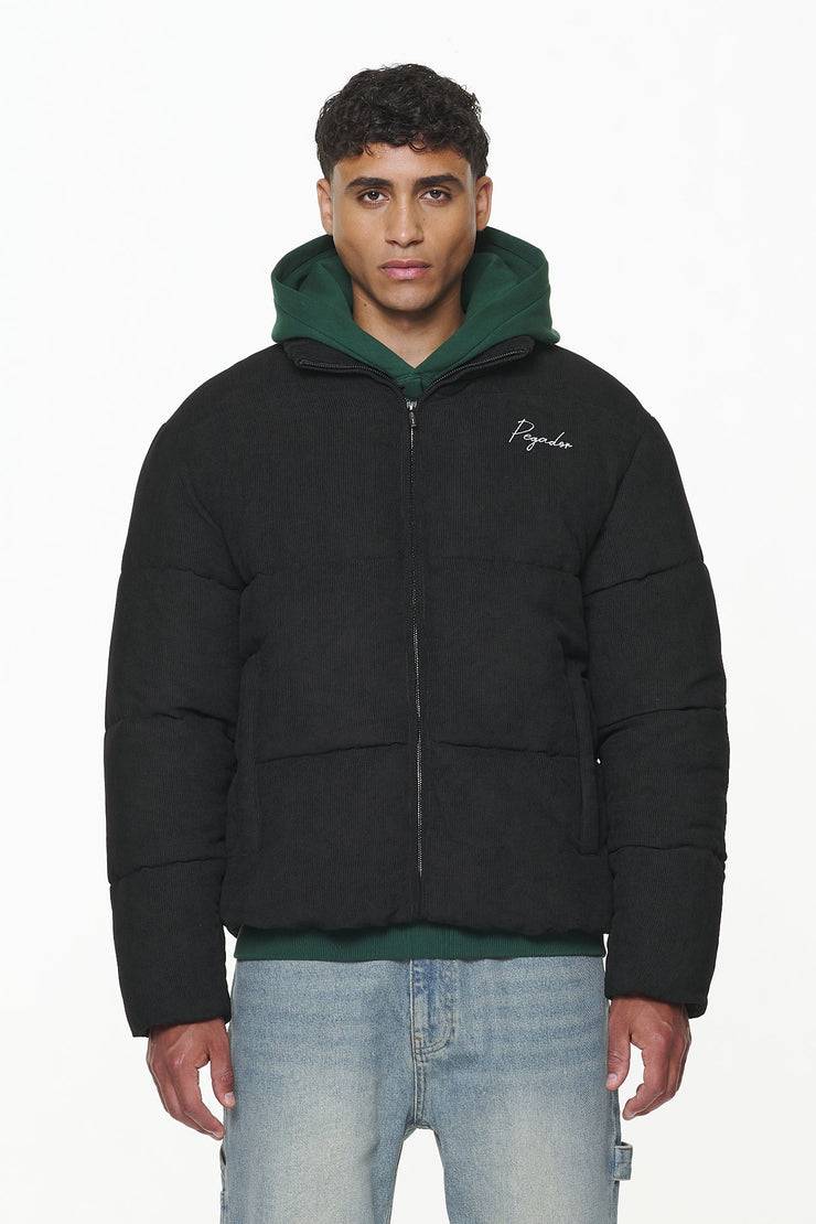 Pegador Sundre Cord Puffer Jacket Black Kauf eins, bekomm eins gratis