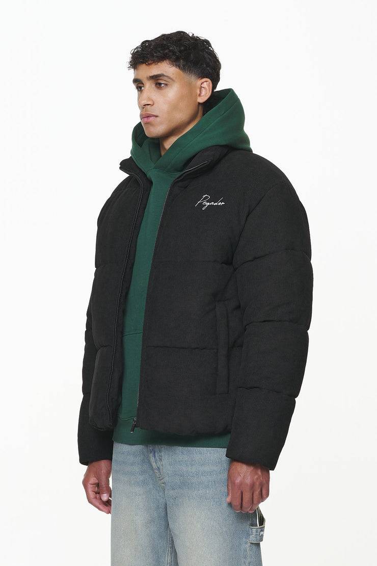Pegador Sundre Cord Puffer Jacket Black Kauf eins, bekomm eins gratis