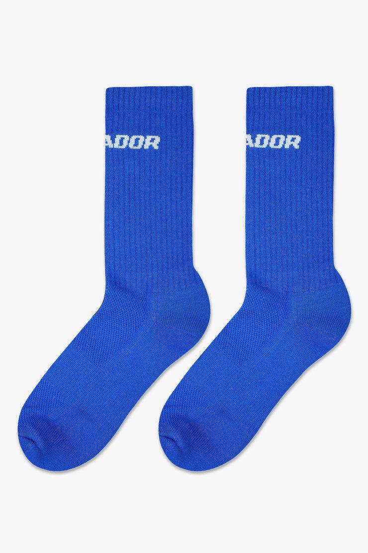 Pegador Logo Socks Deep Blue White Tiefpreis