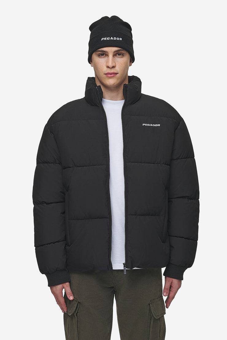 Pegador Solin Puffer Jacket Black Vierteljährliche Förderung
