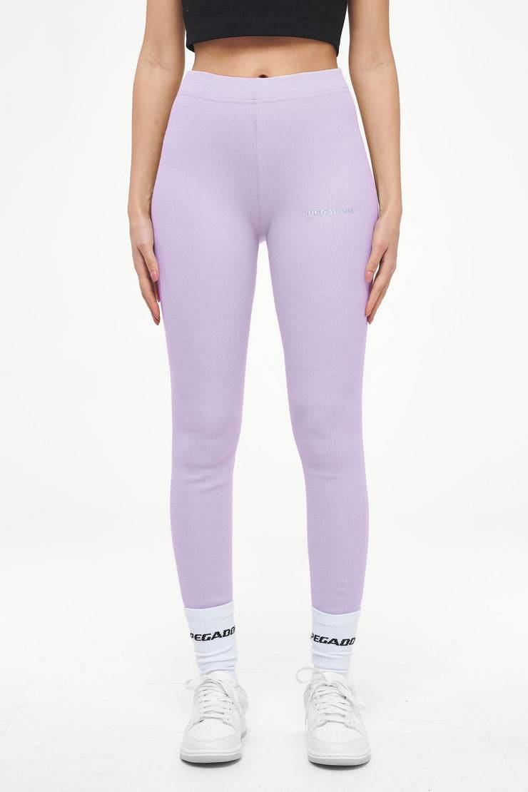 Pegador Jill Rib Leggings Vintage Washed Purple Paste Nur noch ein Tag übrig