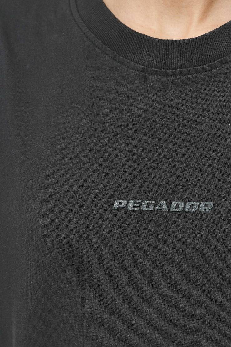 Pegador Beverly Oversized Tee Vintage Washed Iron Grey Gum Clearance-Verkauf