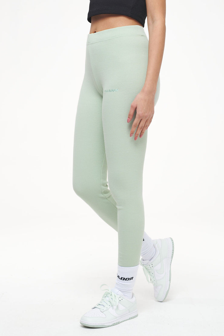 Pegador Jill Rib Leggings Vintage Washed Milky Green zollfrei