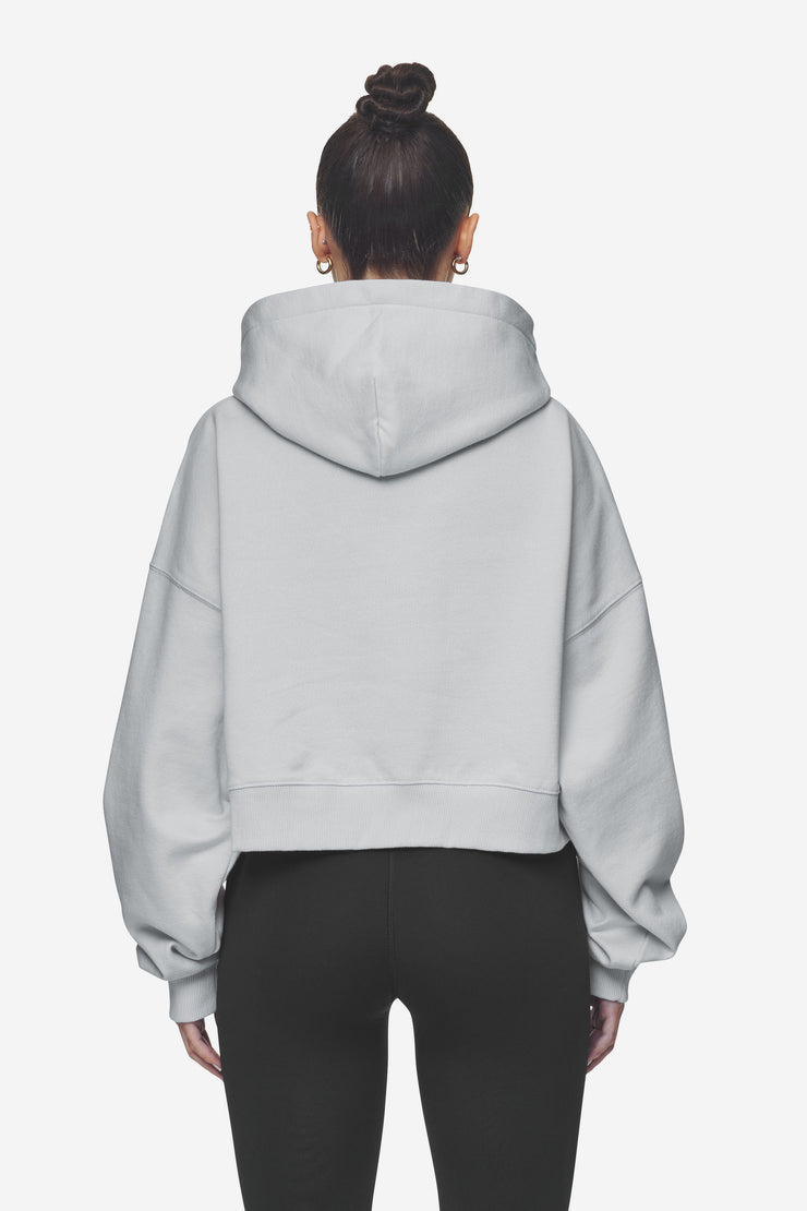 Pegador Salita Oversized Cropped Hoodie Washed Sky Grey White Gum Outlet