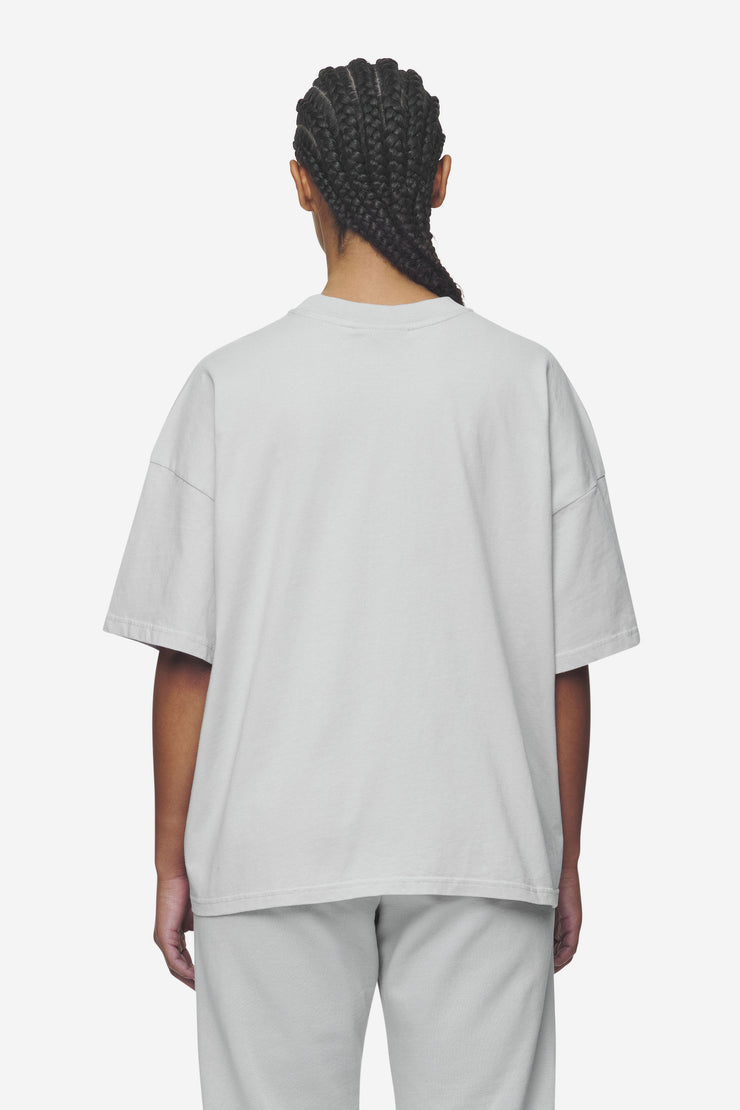 Pegador Bracy Heavy Oversized Tee Washed Sky Grey White Gum Auslauf