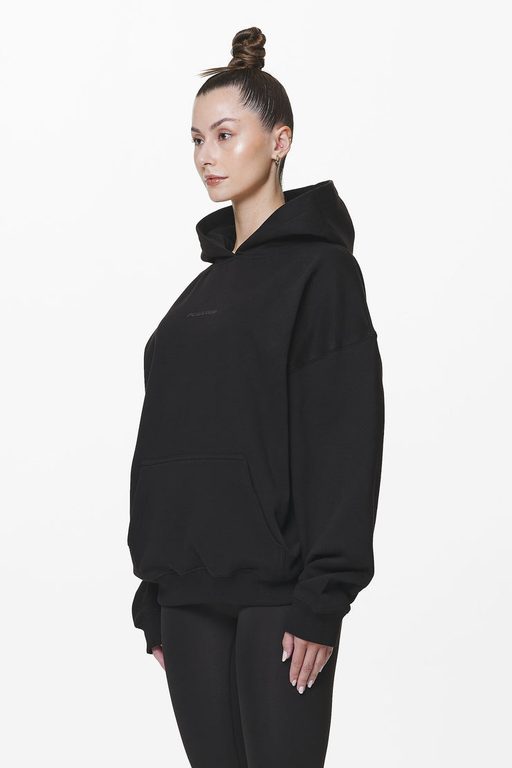 Pegador Clarita Logo Oversized Hoodie Black Gum Sonderangebot