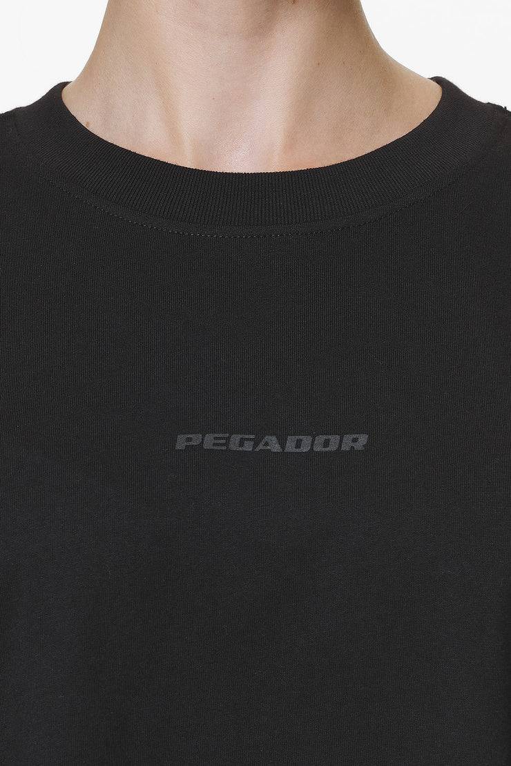 Pegador Beverly Logo Oversized Tee Black Gum Versandkostenfrei
