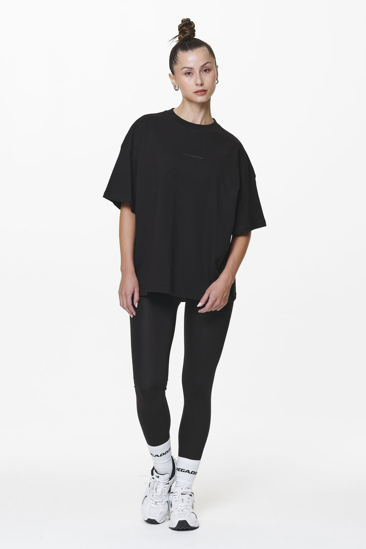 Pegador Bel Air Heavy Oversized Tee Black Gum Großer Ausverkauf