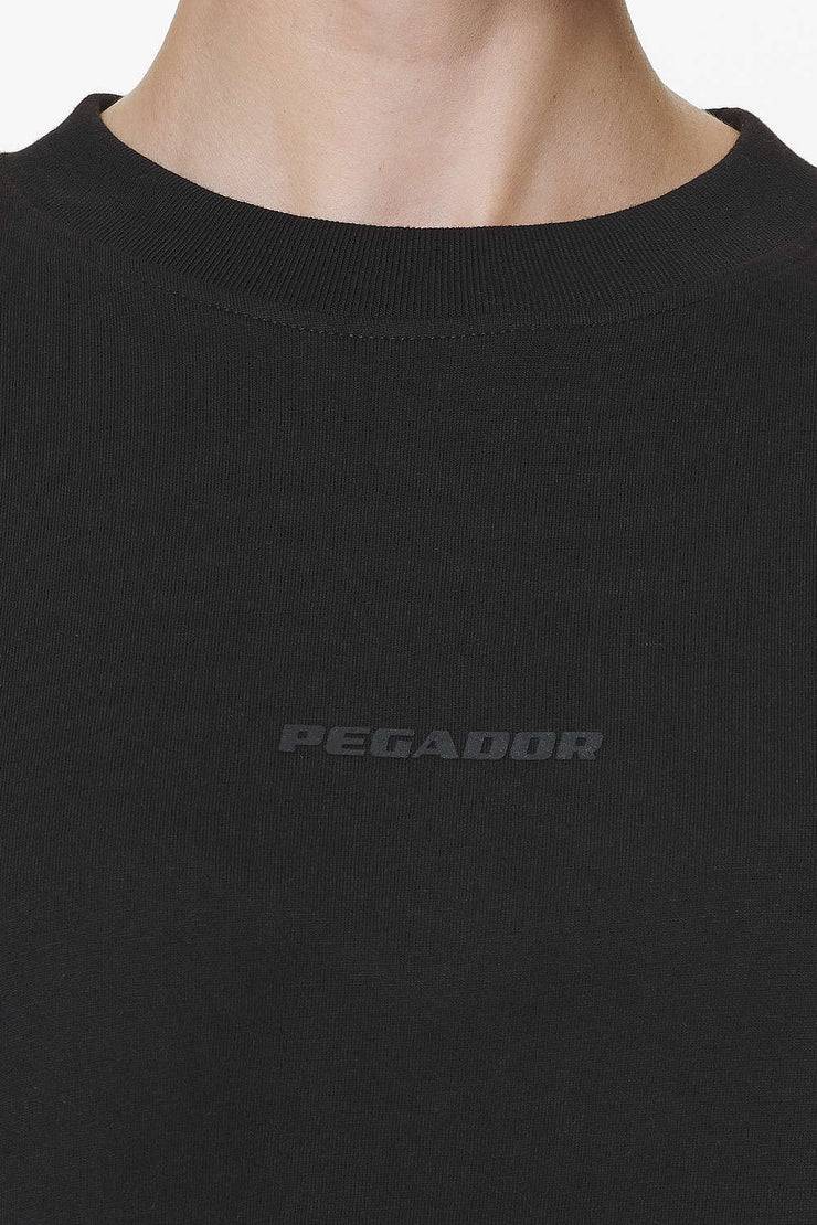 Pegador Bel Air Heavy Oversized Tee Black Gum Großer Ausverkauf