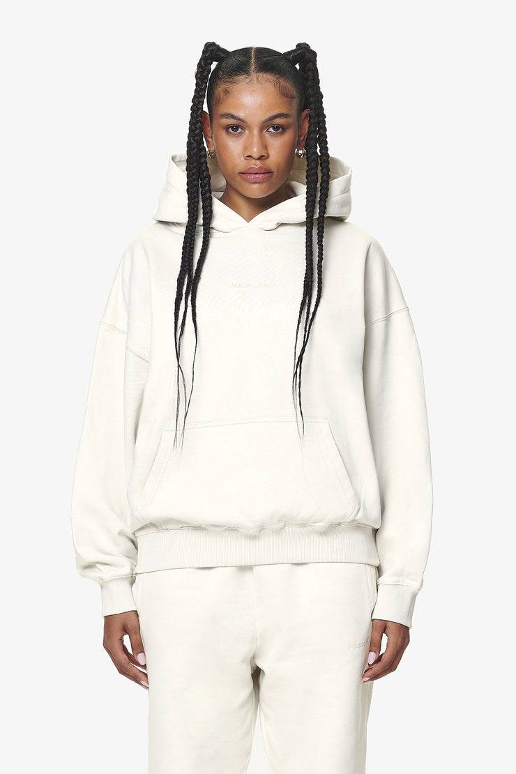 Pegador Clarita Logo Oversized Hoodie Washed Salty Cream Gum Online Shopping