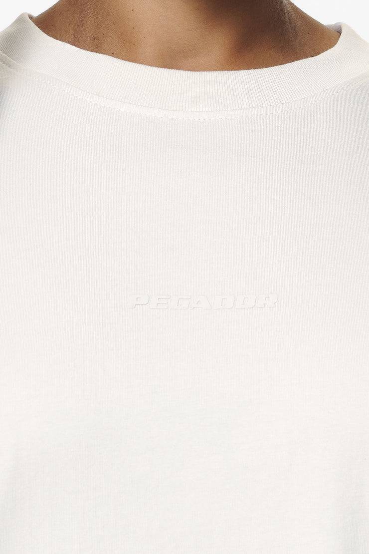 Pegador Bel Air Heavy Oversized Tee Washed Salty Cream Gum Saisonschlussverkauf