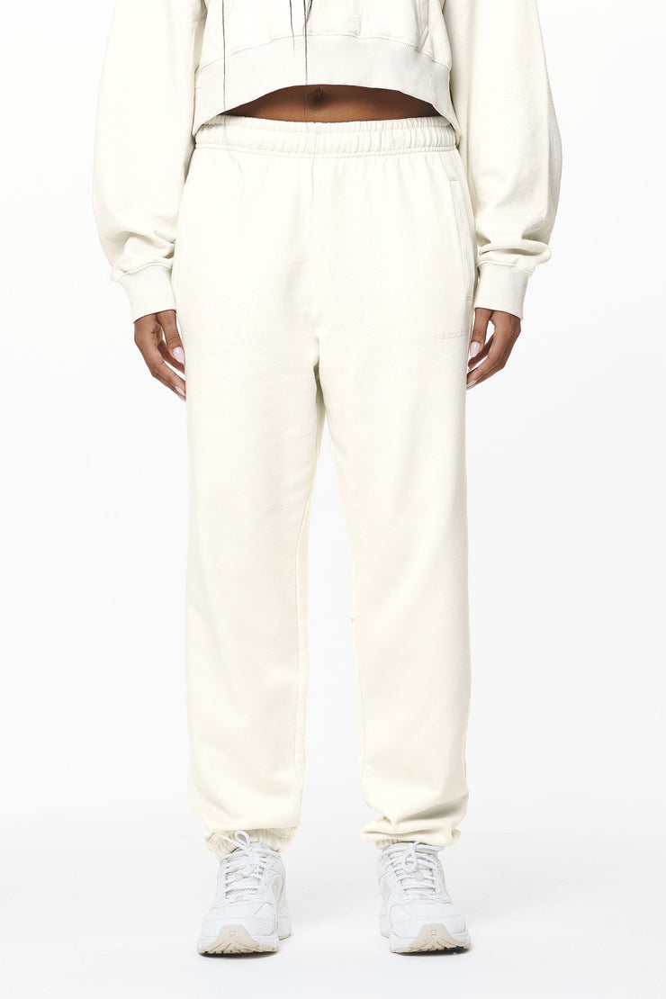 Pegador Villa High Waisted Sweat Pants Washed Salty Cream Gum Black Friday