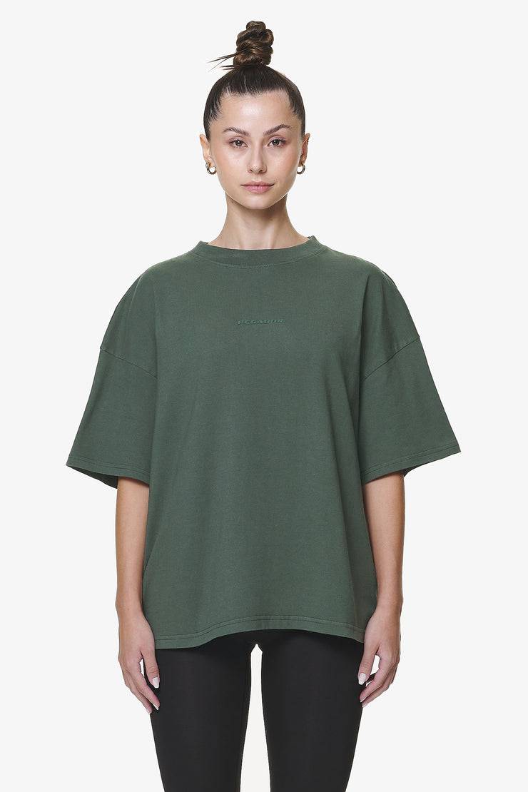 Pegador Bel Air Heavy Oversized Tee Washed Sage Green Gum Weihnachtsangebot