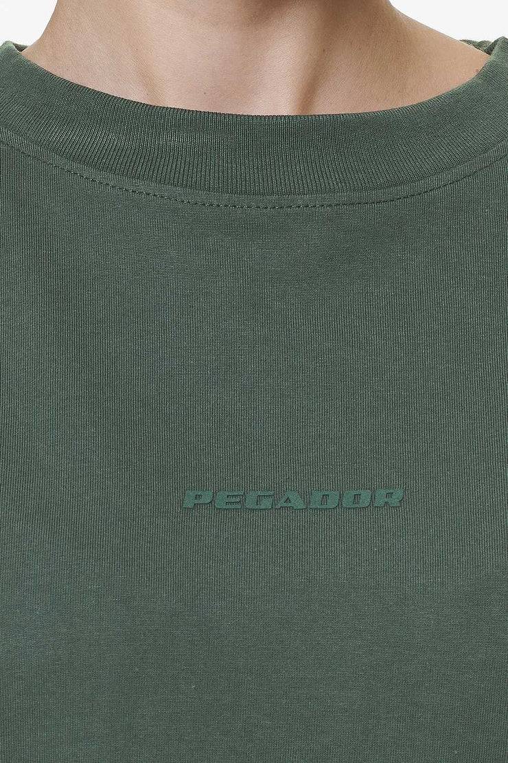 Pegador Bel Air Heavy Oversized Tee Washed Sage Green Gum Weihnachtsangebot