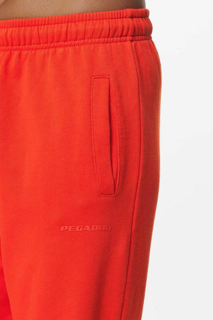 Pegador Villa High Waisted Sweat Pants Washed Signal Red Gum Jubiläumsangebot