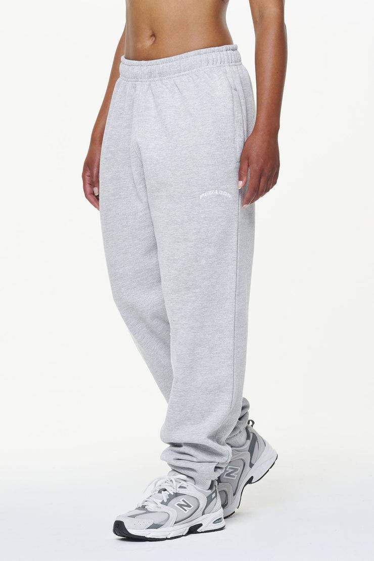Pegador Durward High Waisted Sweat Pants Grey Melange Online Outlet