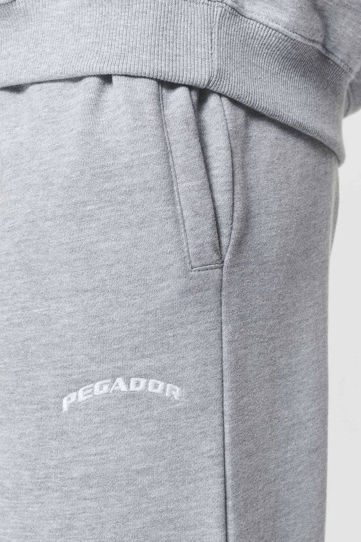 Pegador Durward High Waisted Sweat Pants Grey Melange Online Outlet