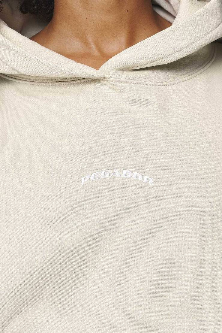 Pegador Camberwell Logo Oversized Hoodie Vintage Washed Bone White Zeitlich begrenztes Angebot